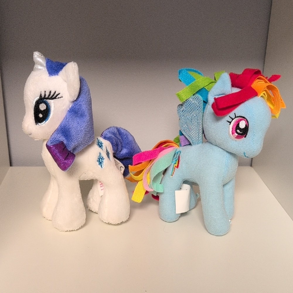 Pair Of My Little Pony Plush (5"), Excellent Used Condition